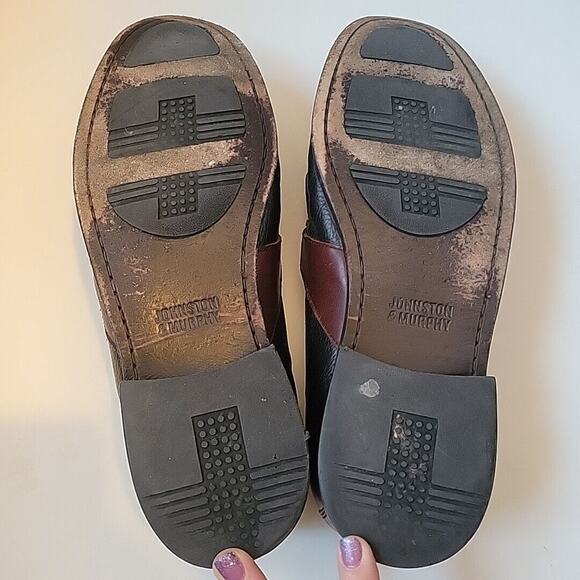 Johnston Murphy Mens Loafer Aragon II Kiltie Tassel Leather Black Brown Sz 11.5W main image 6